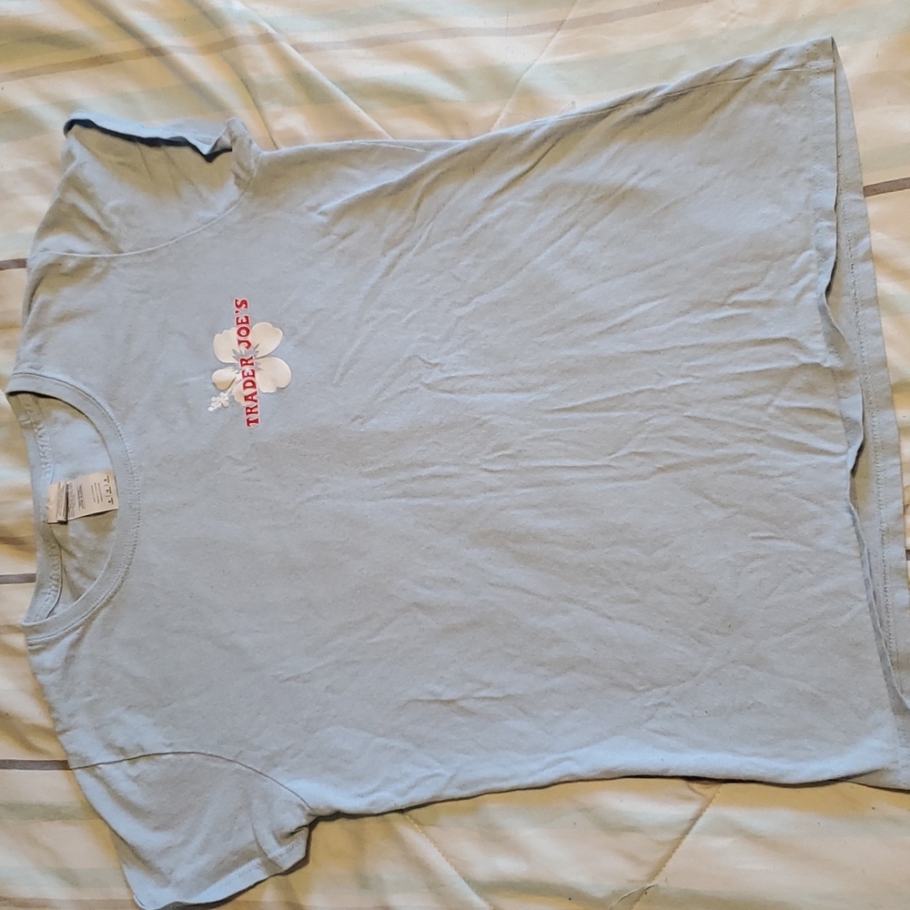Baby Blue Trader Joe's T-shirt